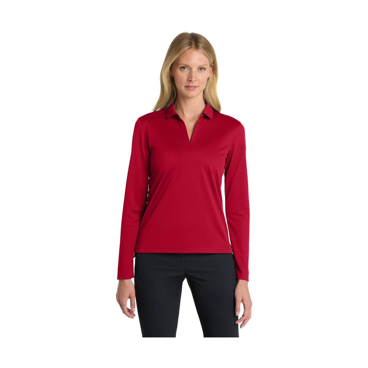 Nike Women's Dri-FIT Micro Pique 2.0 Long Sleeve Polo NKDC2105