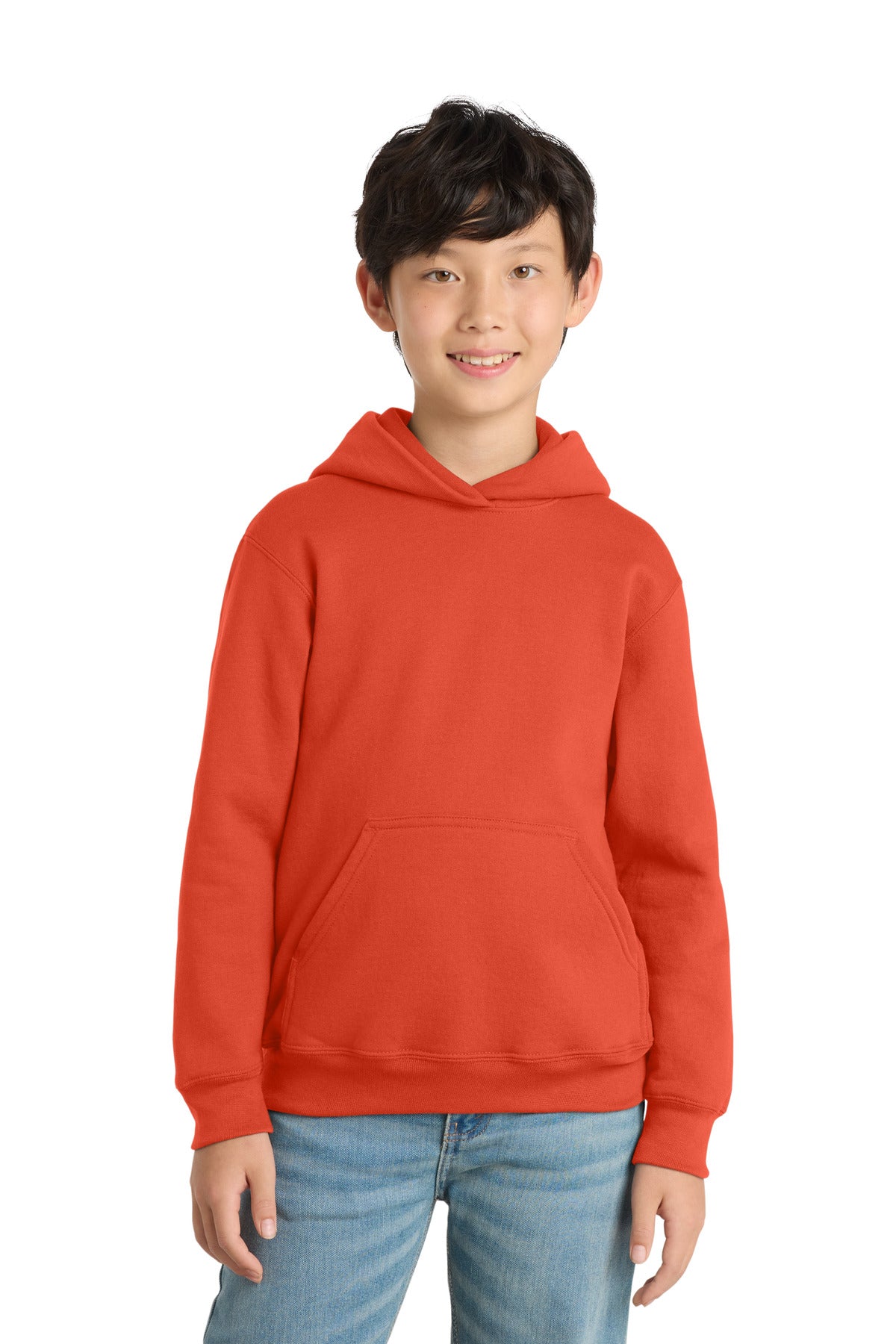 Port & Co Youth Core Fleece Pullover Hooded Sweatshirt