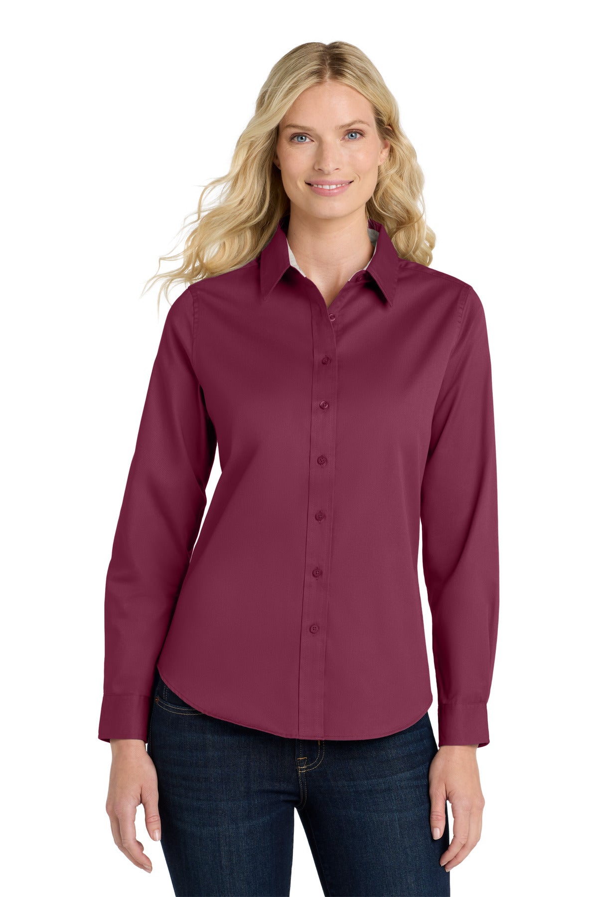 Port Authority Women's Long Sleeve Easy Care Shirt