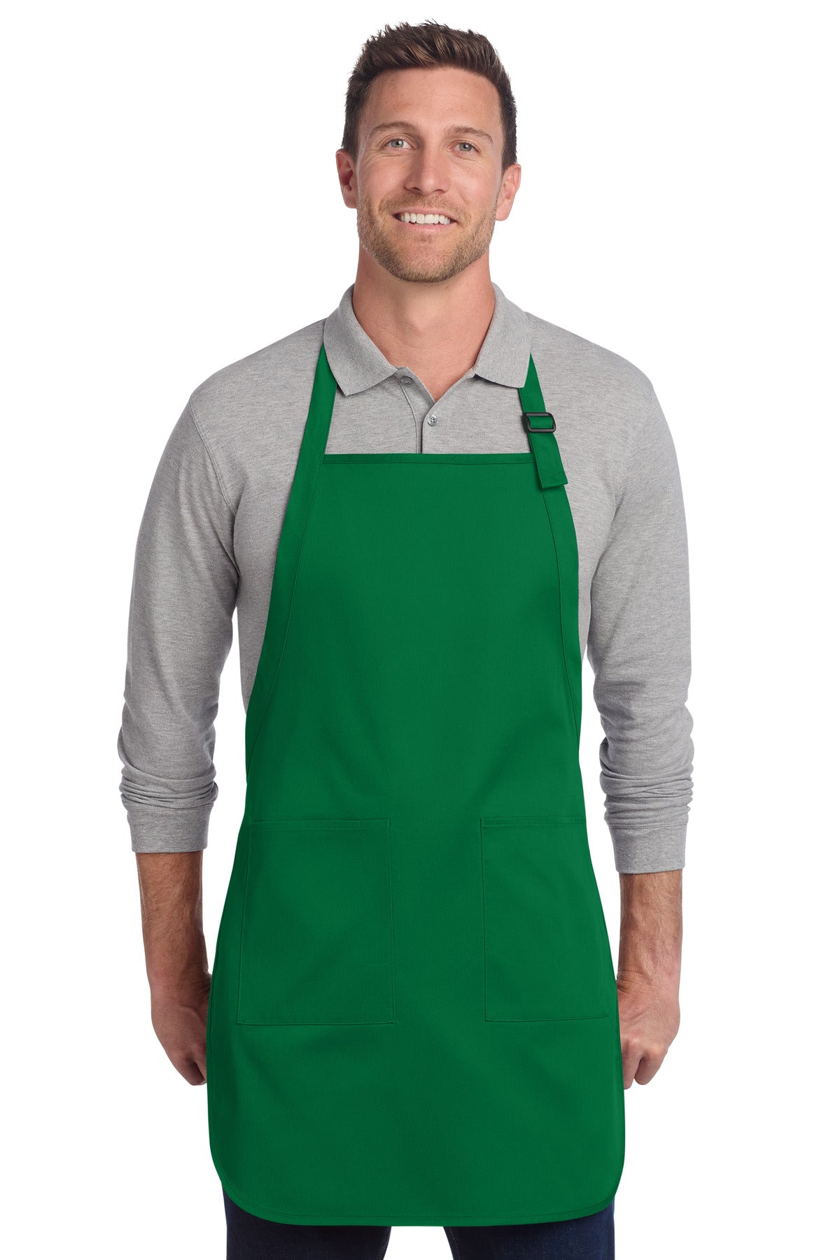 Port Authority Full-Length Two-Pocket Bib Apron