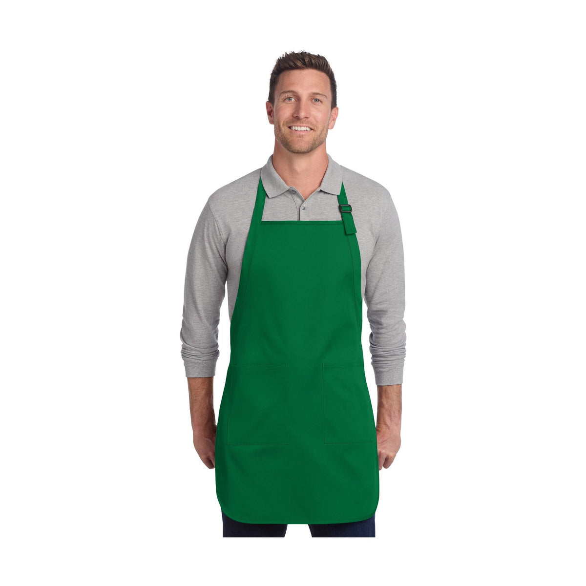 Port Authority Full-Length Two-Pocket Bib Apron