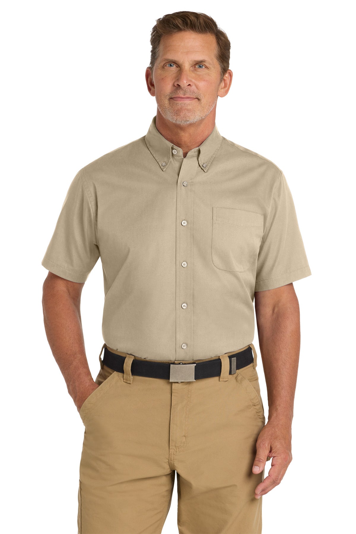 CornerStone Men's Short Sleeve SuperPro Twill Shirt