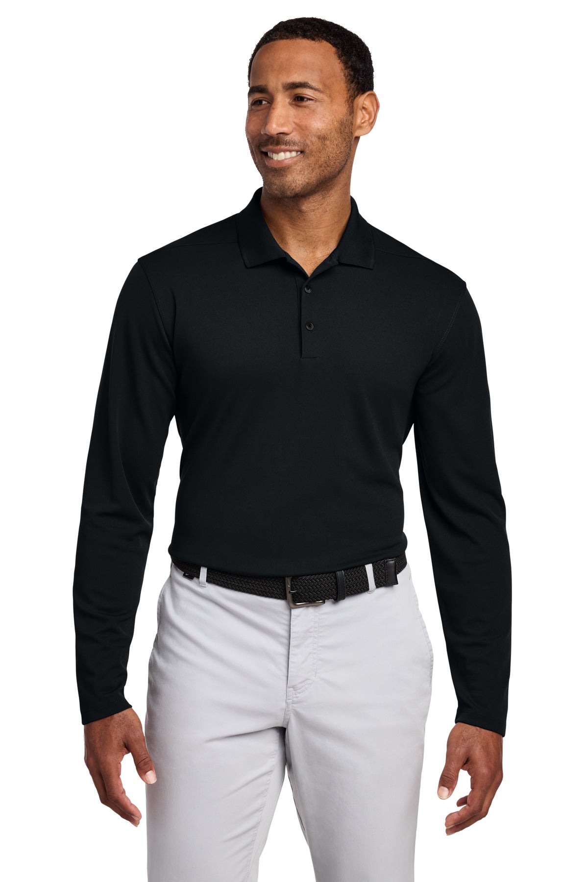 Nike Men's Dri-FIT Micro Pique 2.0 Long Sleeve Polo NKDC2104