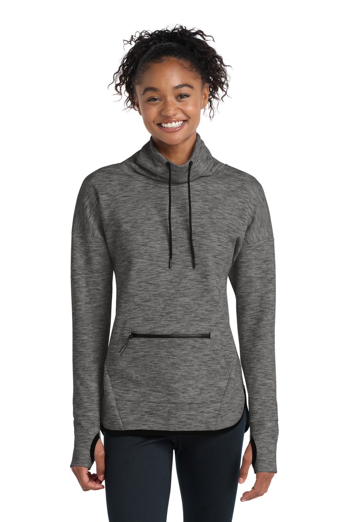 Sport-Tek Women's Triumph Cowl Neck Pullover LST280