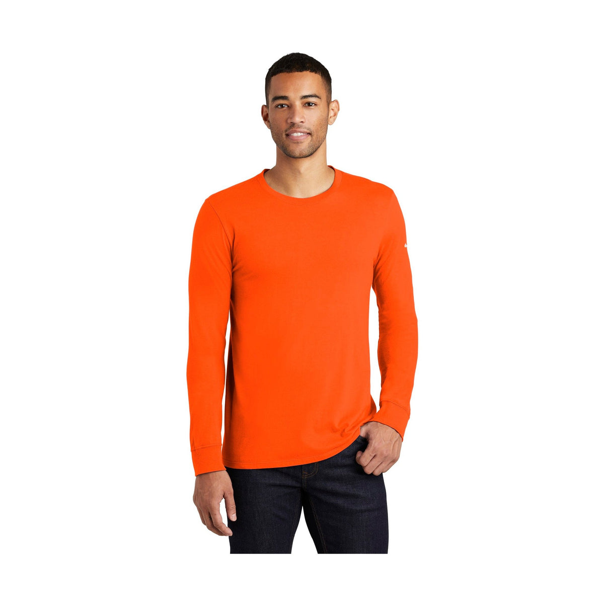 Nike Men's Core Cotton Long Sleeve Tee