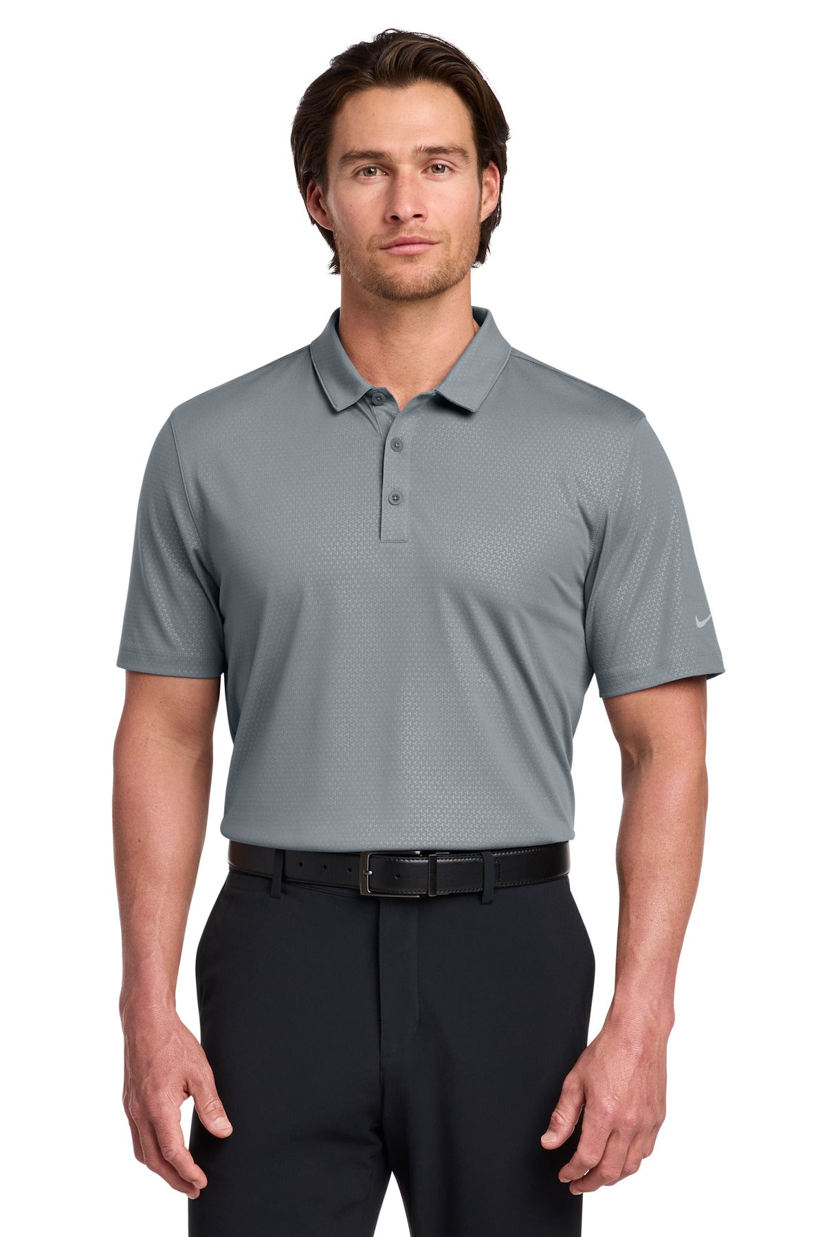 Nike Men's Dri-FIT Embossed Tri-Blade Polo