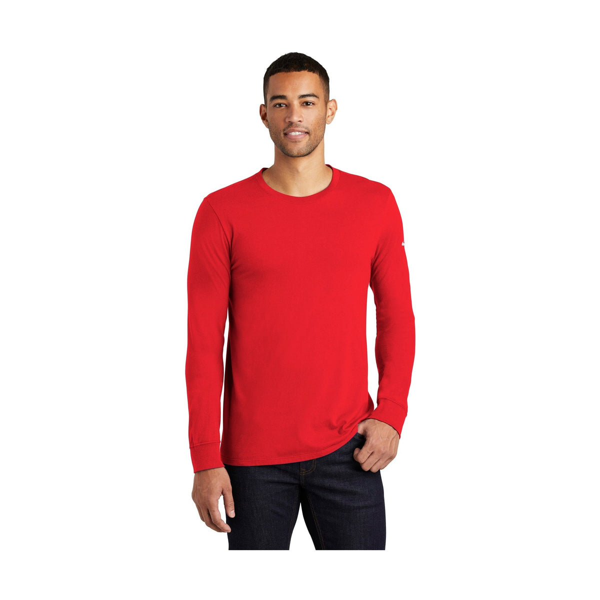 Nike Men's Core Cotton Long Sleeve Tee
