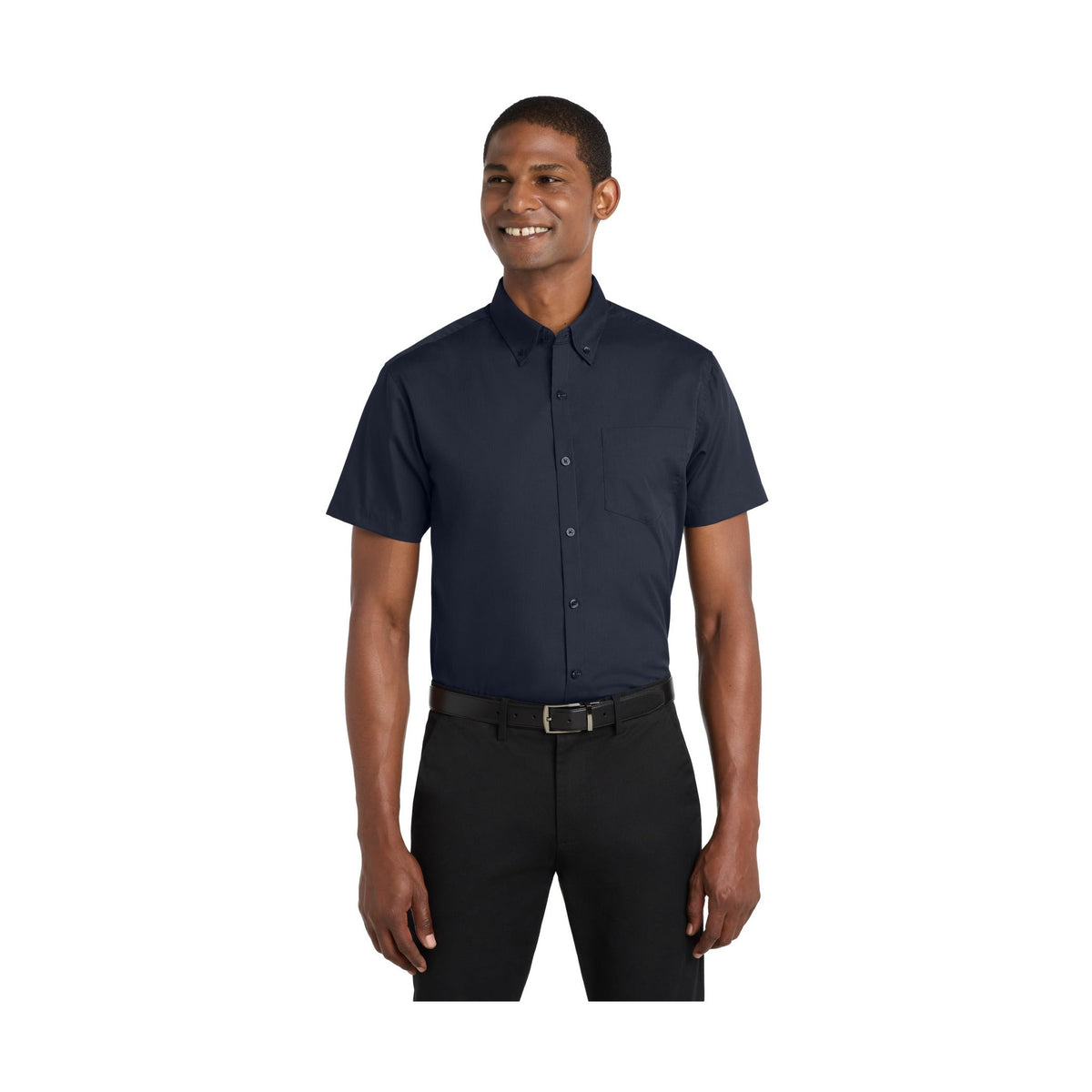 Port Authority Men's Short Sleeve Carefree Poplin Shirt