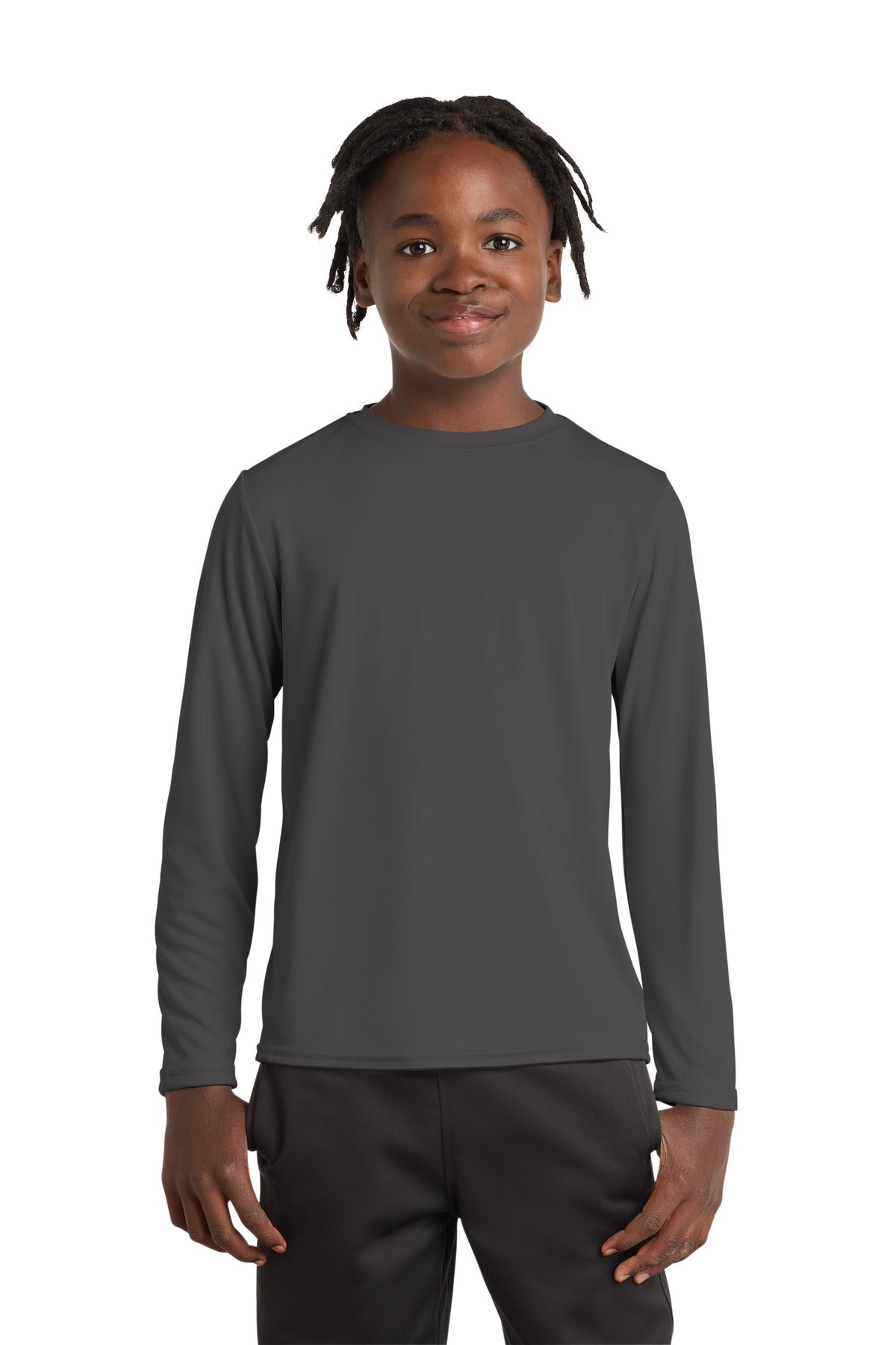 Port & Co Youth Long Sleeve Performance Tee PC380YLS