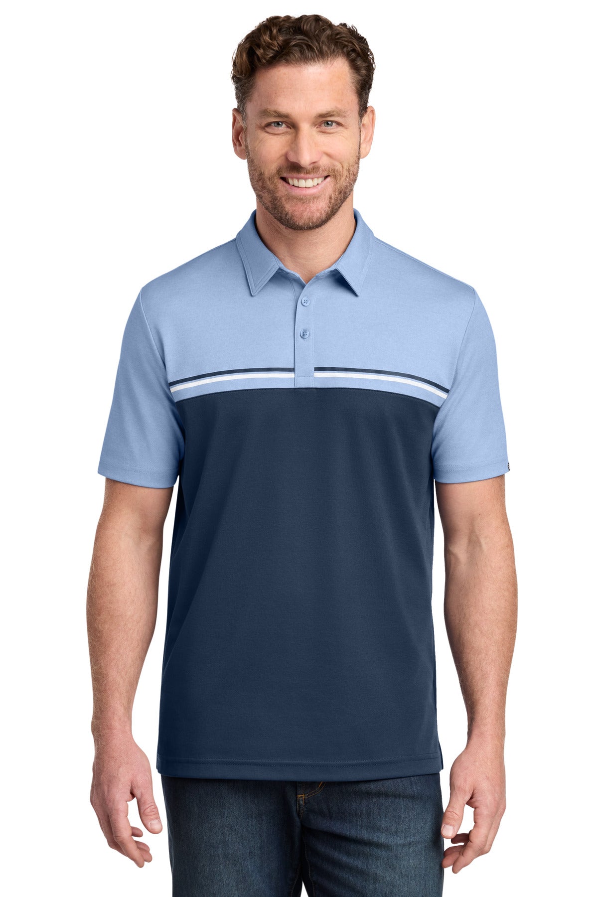TravisMathew Men's Sunset Blocked Polo TM1MY401