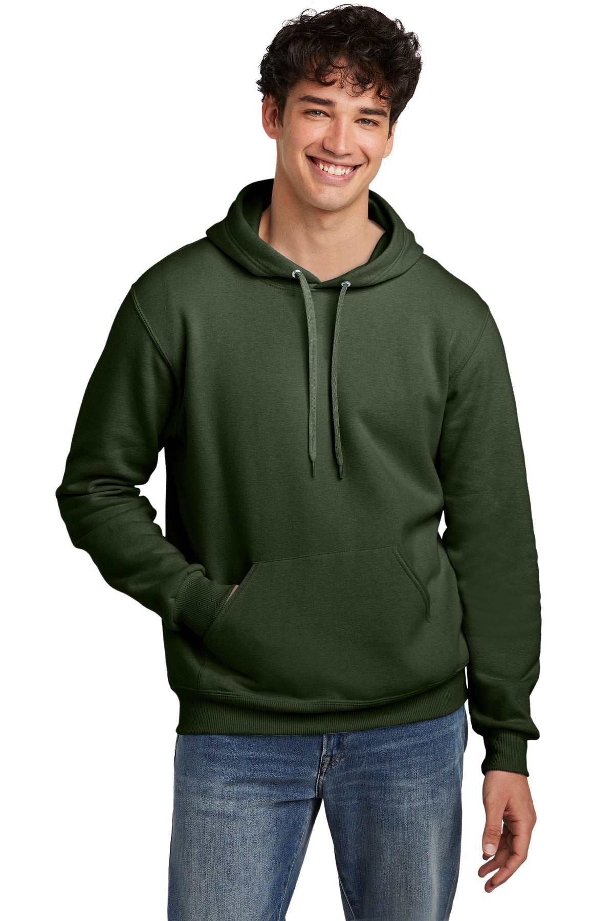 Jerzees Men's Eco Premium Blend Pullover Hooded Sweatshirt 700M