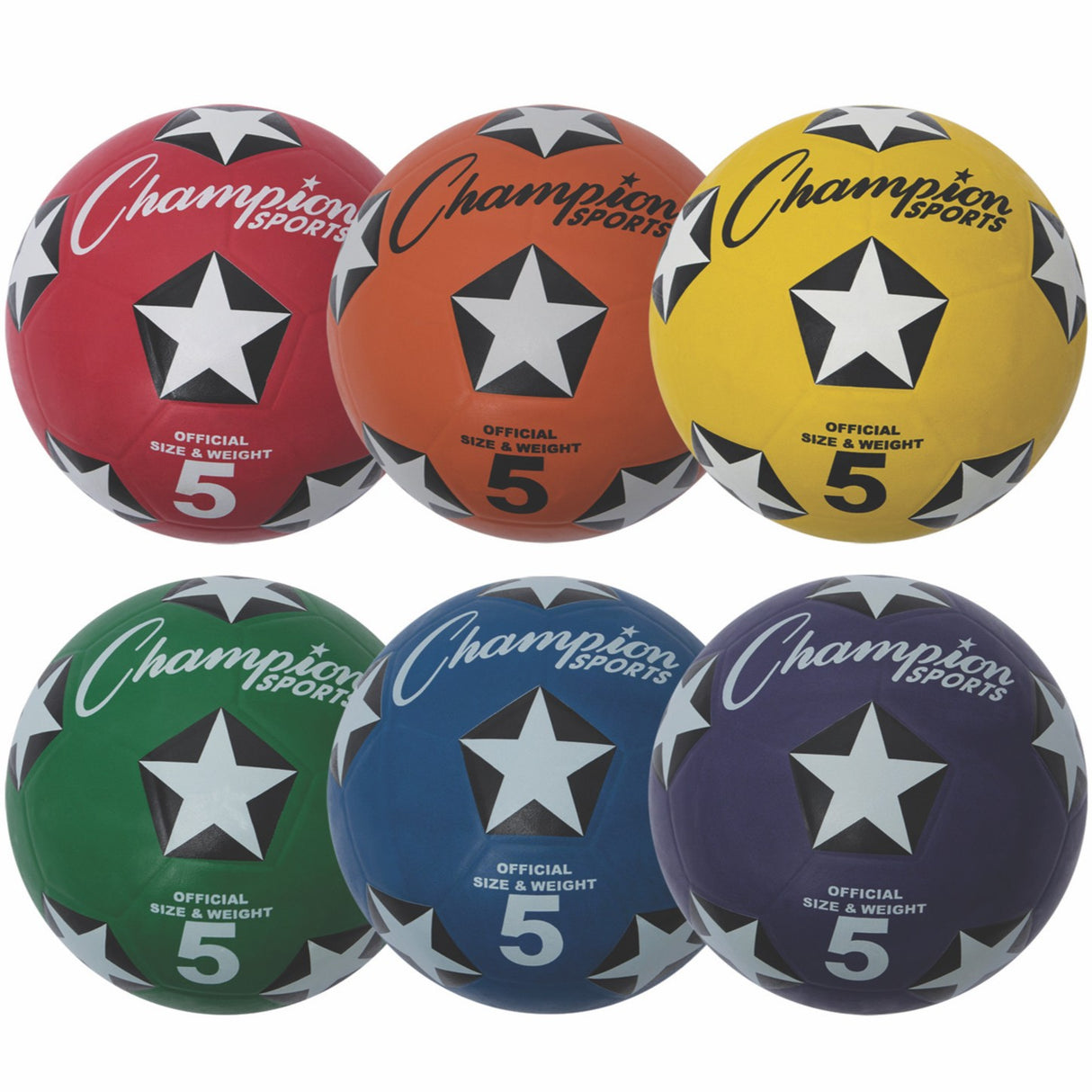Champion Sports Rubber Soccer Ball