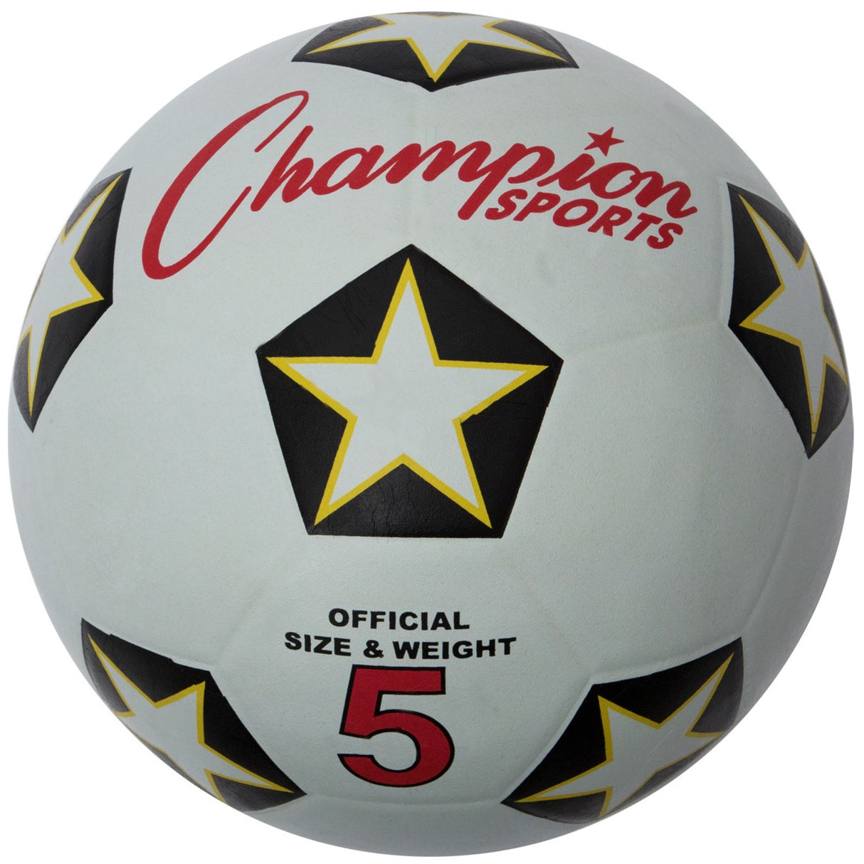 Champion Sports Rubber Soccer Ball