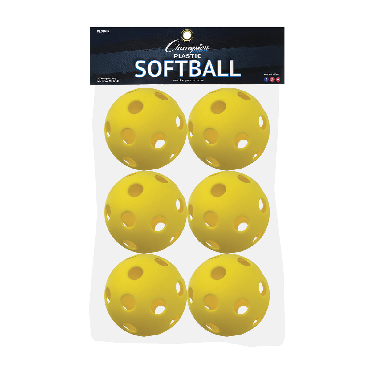Champion Sports Plastic Softball Set