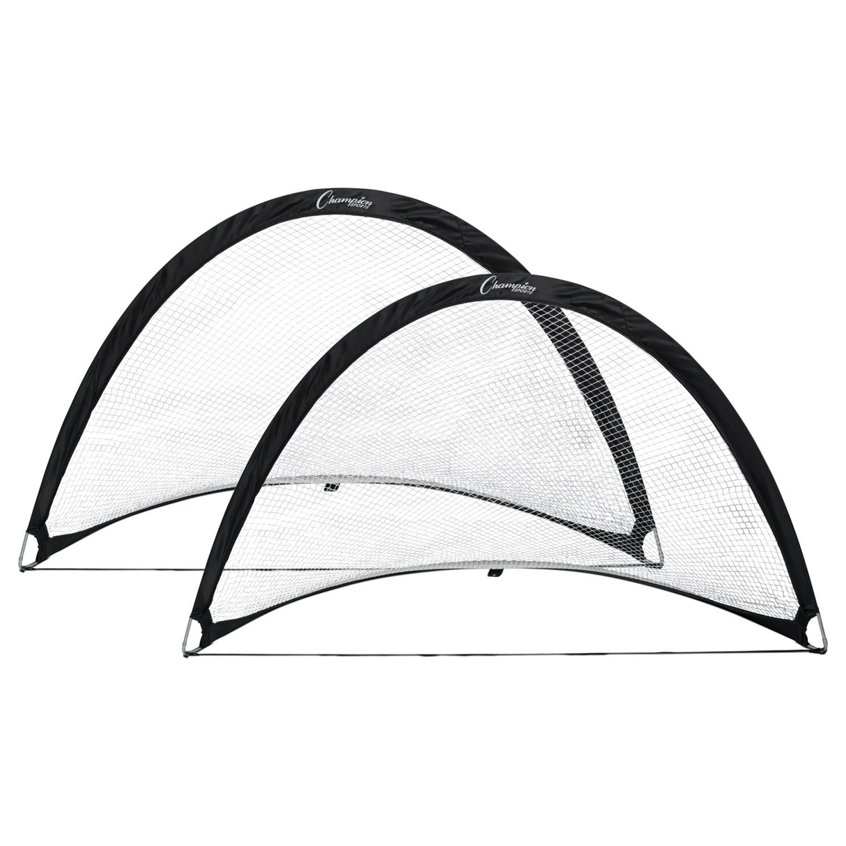 Champion Sports Pop Up Half Moon Soccer Goal