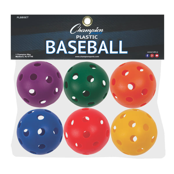 Champion Sports Plastic Baseballs