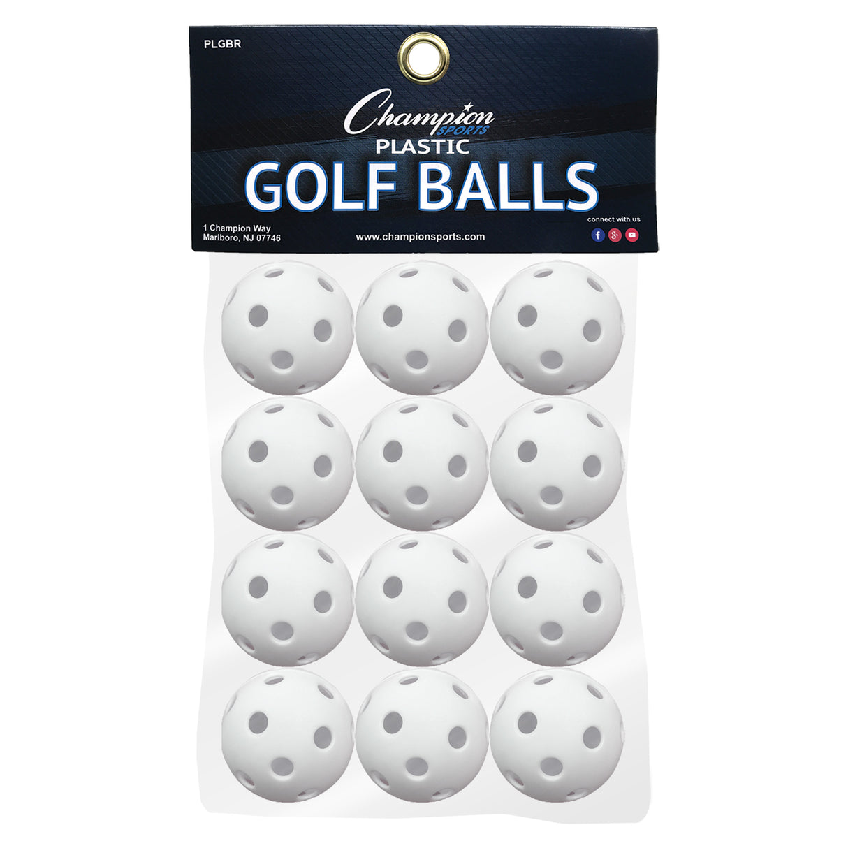 Champion Sports Plastic Golf Ball