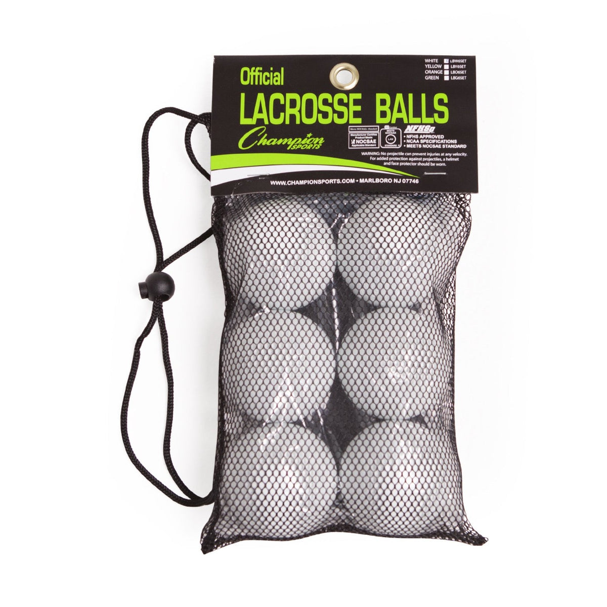 Champion Sports Lacrosse Ball