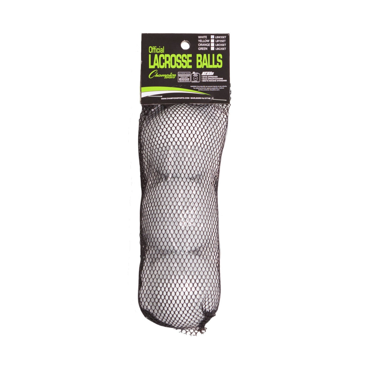 Champion Sports Lacrosse Ball