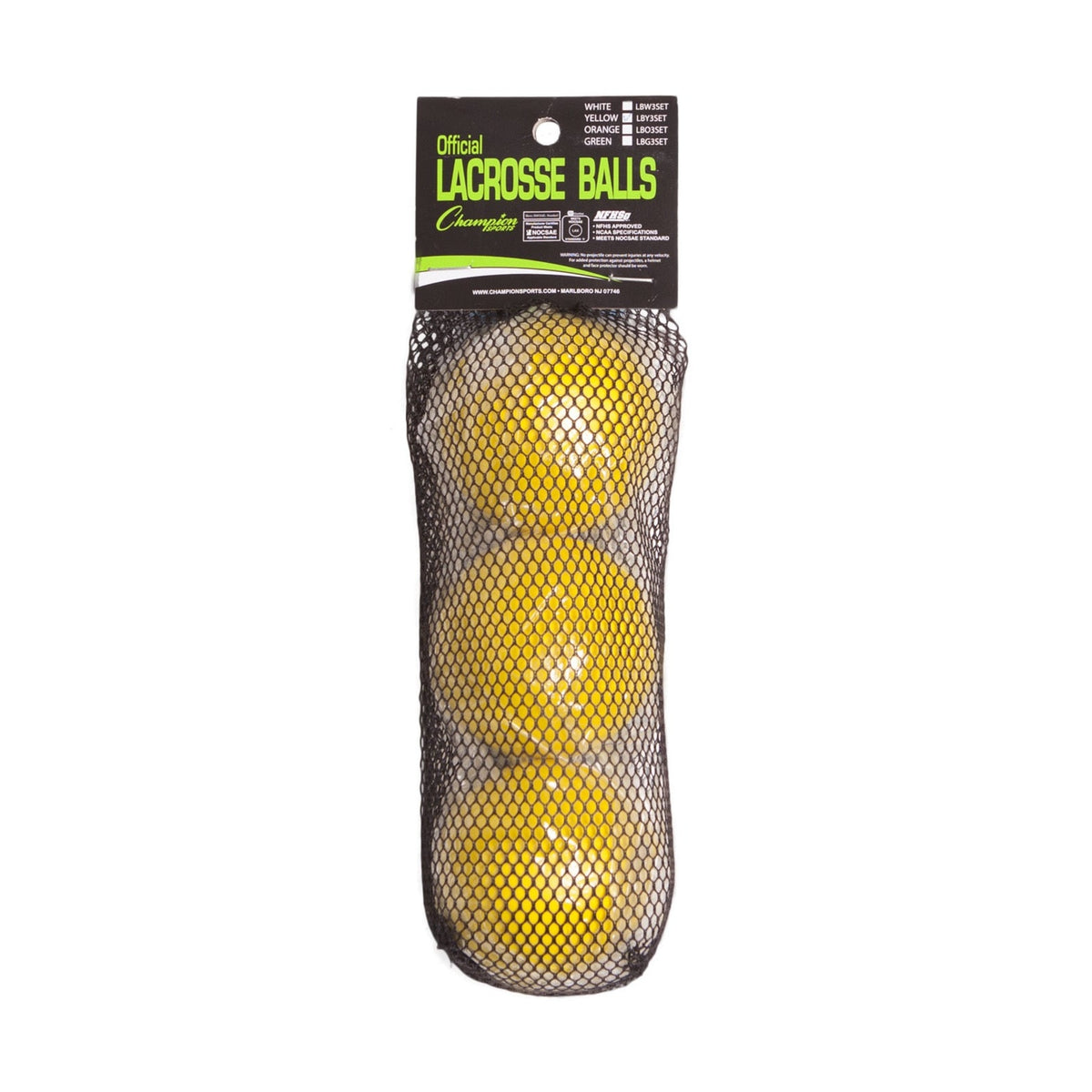 Champion Sports Lacrosse Ball