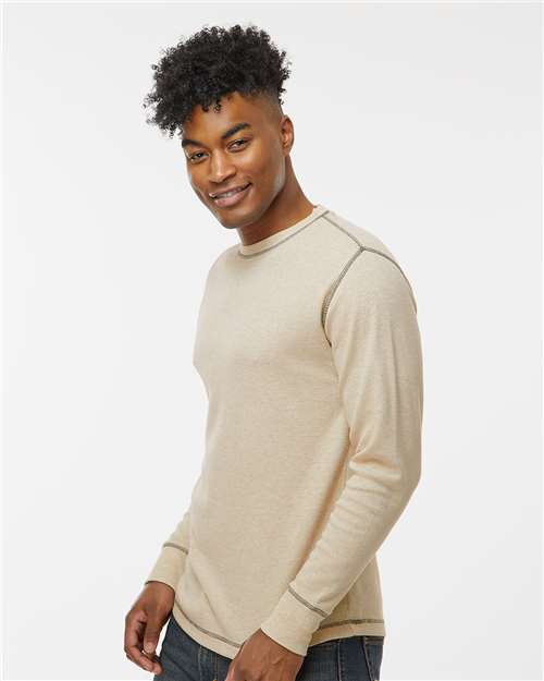 J. America Men's Vintage Thermal Long Sleeve T-Shirt-4