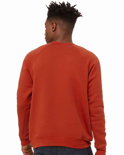 Bella + Canvas Men's Sponge Fleece Raglan Sweatshirt-5