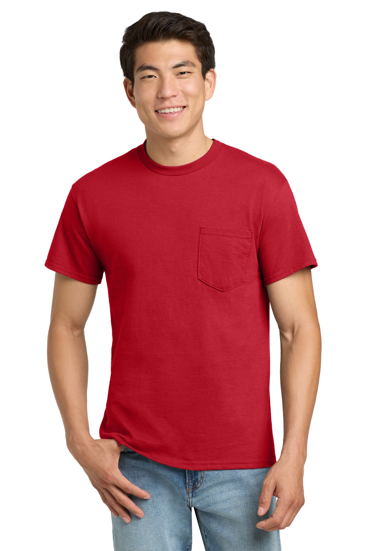 Gildan Men's Ultra Cotton 100% US Cotton T-Shirt with Pocket