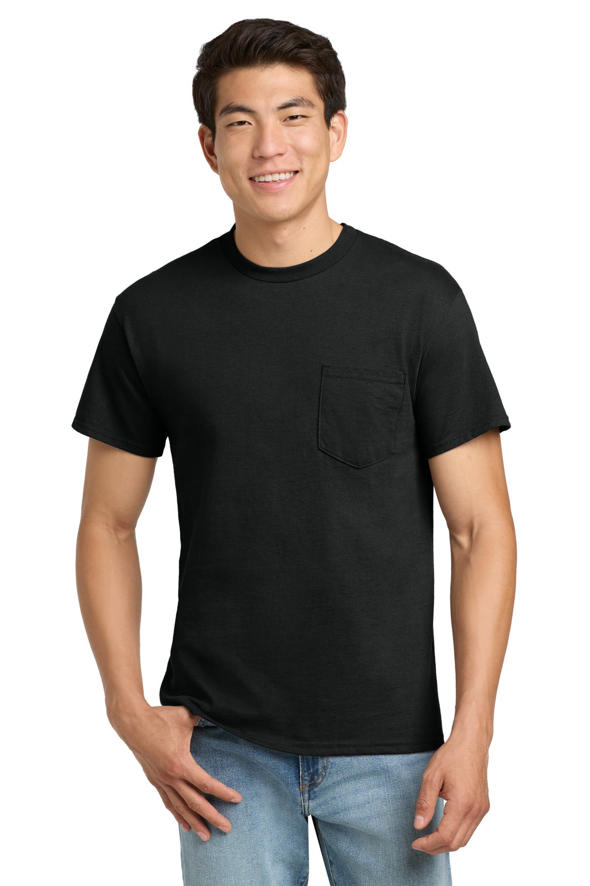 Gildan Men's Ultra Cotton 100% US Cotton T-Shirt with Pocket