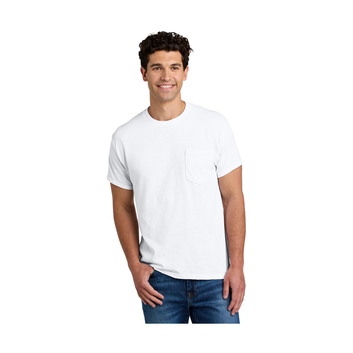 Gildan Men's DryBlend 50 Cotton/50 Poly Pocket T-Shirt