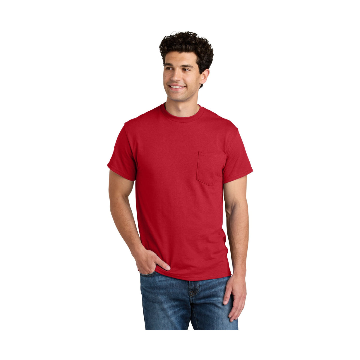 Gildan Men's DryBlend 50 Cotton/50 Poly Pocket T-Shirt