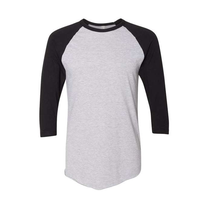 American Apparel Men's 50/50 Raglan Three-Quarter Sleeve Tee-1
