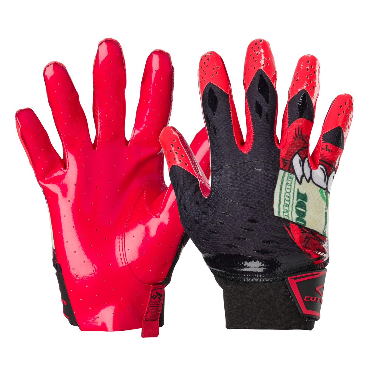Cutters Adult Rev Pro 5.0 LE Receiver Gloves-2