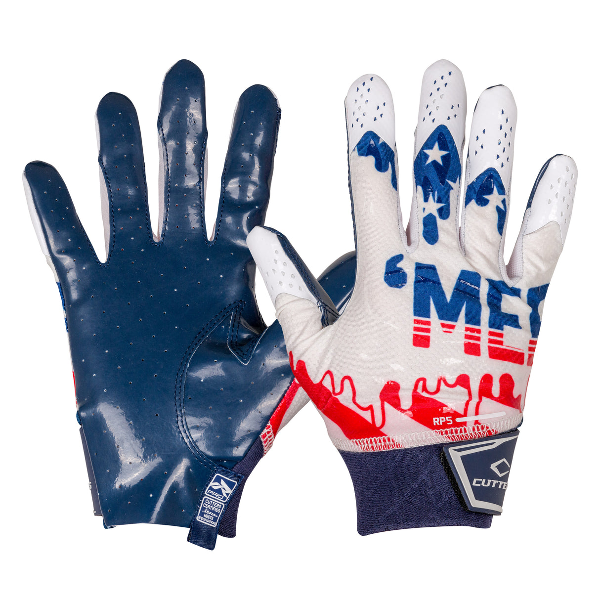Cutters Adult Rev Pro 5.0 LE Receiver Gloves-2