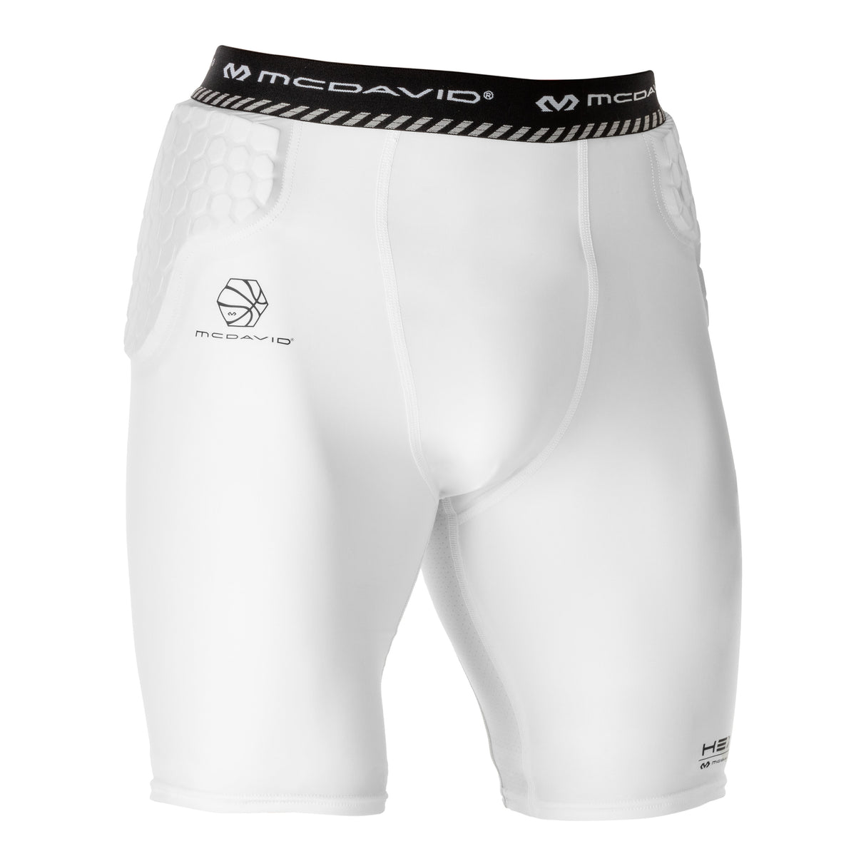 McDavid Men's HEX Basketball Short with Hip & Tailbone Pads-2