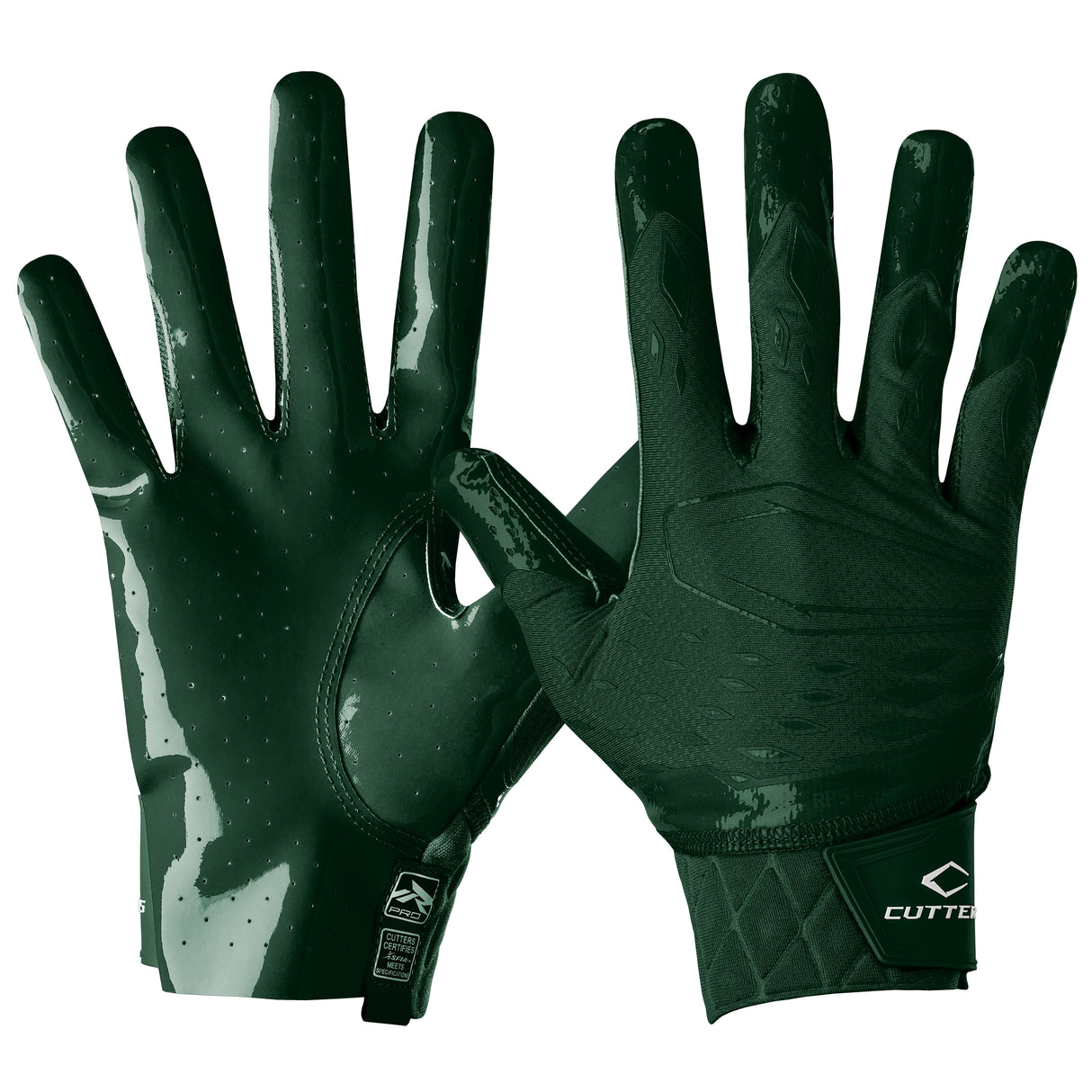 Cutters Adult Rev Pro 5.0 Solid Receiver Gloves