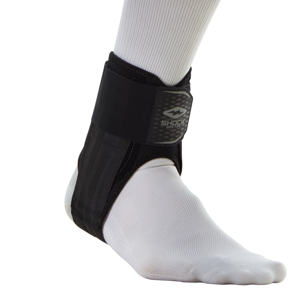 Shock Doctor Ultra Laceless Cleat Ankle Brace with Flex-Support Stays-2