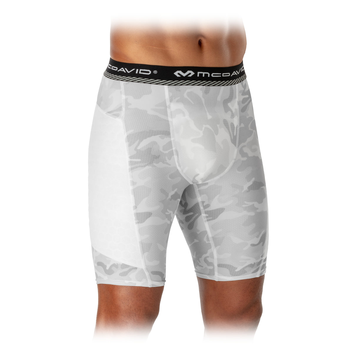 McDavid Youth HEX Thin Print Sliding Short-4