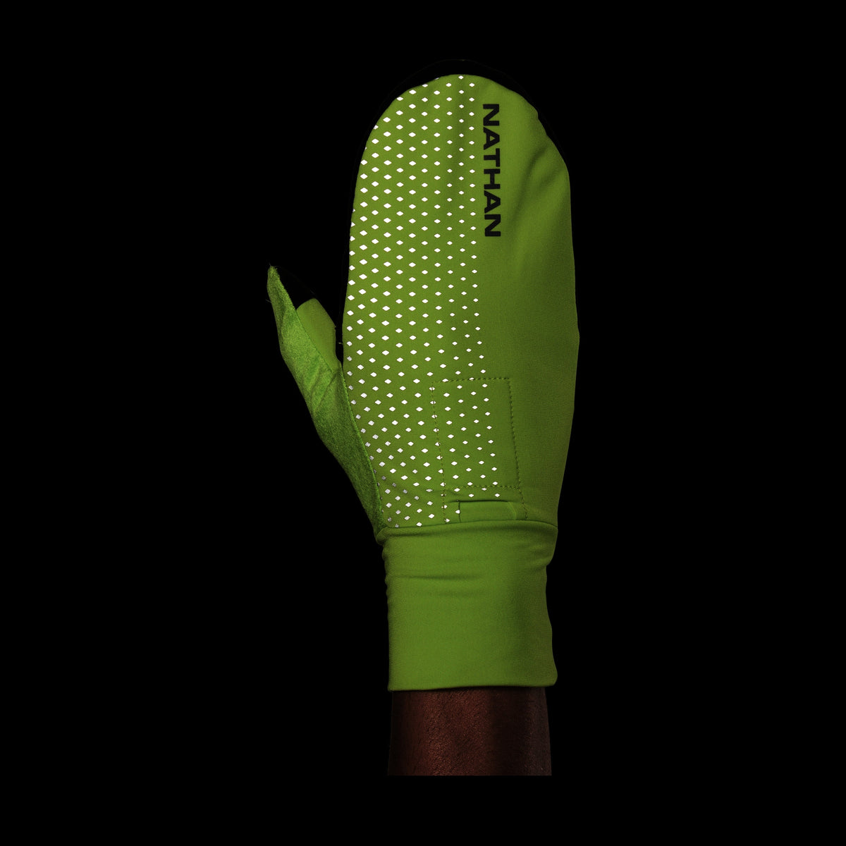 Nathan Sports HyperNight Reflective Convertible Mitt-4