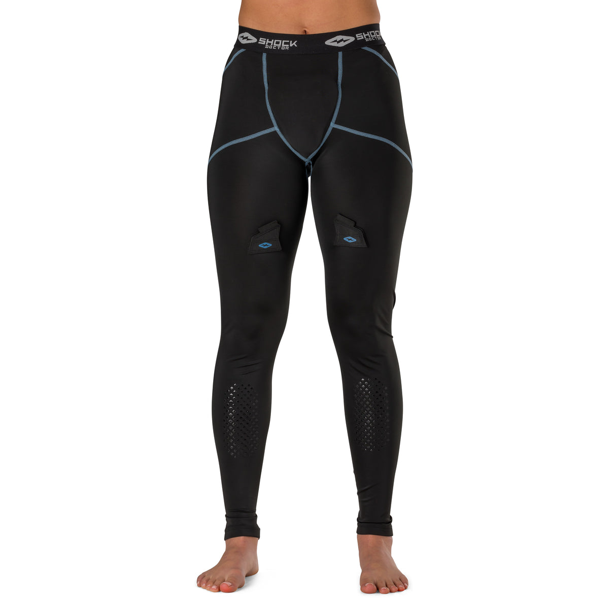 Shock Doctor Women's Compression Hockey Short with Pelvic Protector-4