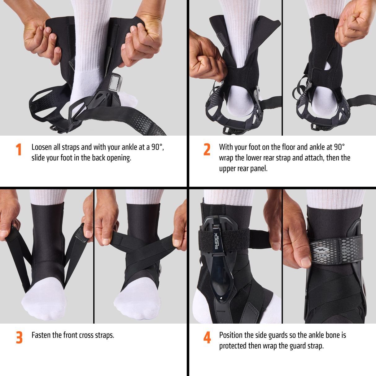 Shock Doctor L3 ZR Ankle Brace Right-4