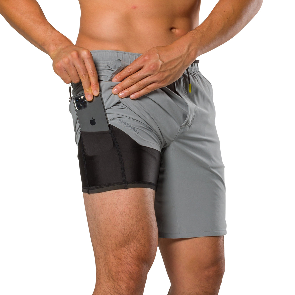 Nathan Sports Men's Essential Shorts 9" 2.0-5