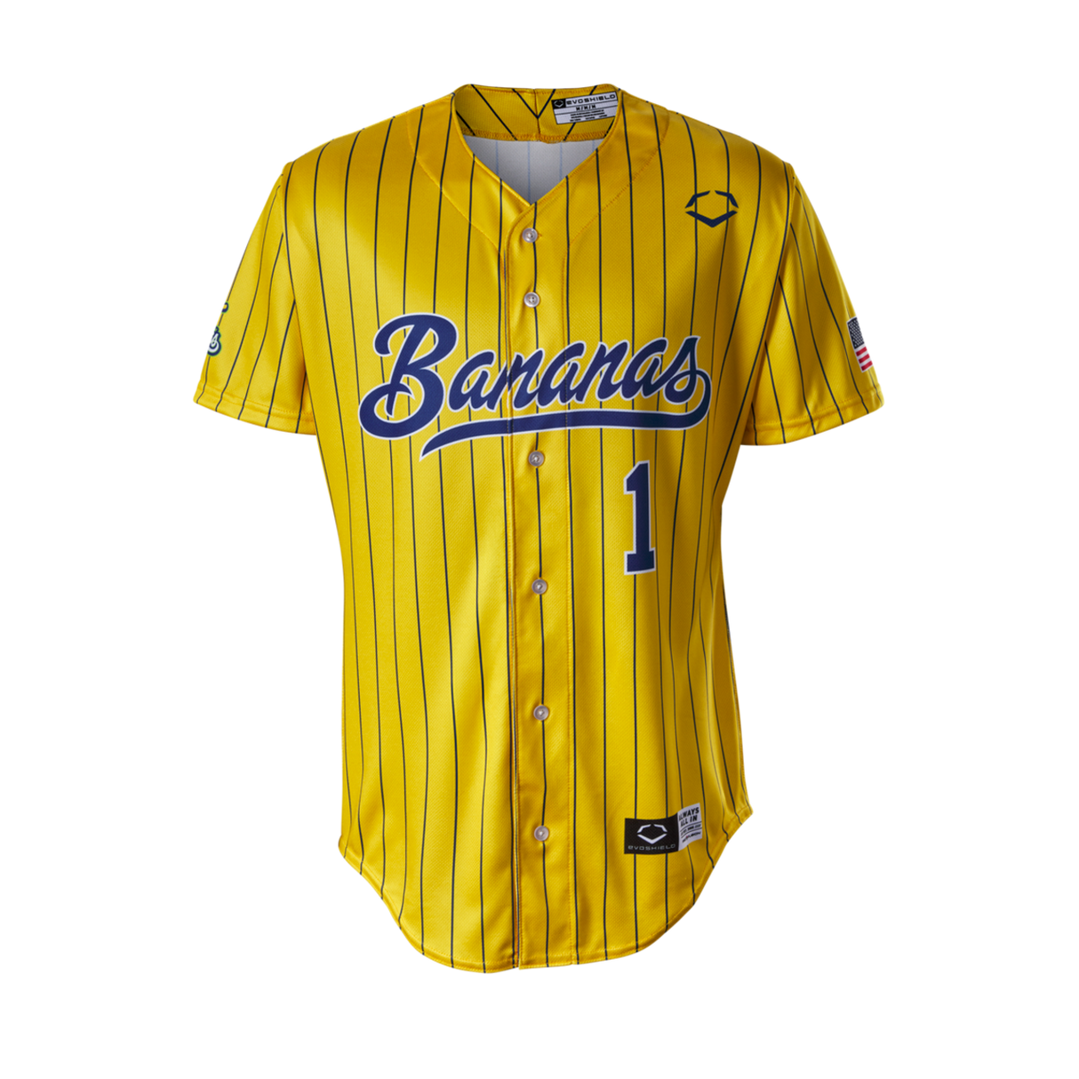 EvoShield Adult EVO Savannah Bananas Replica Baseball Jersey-1