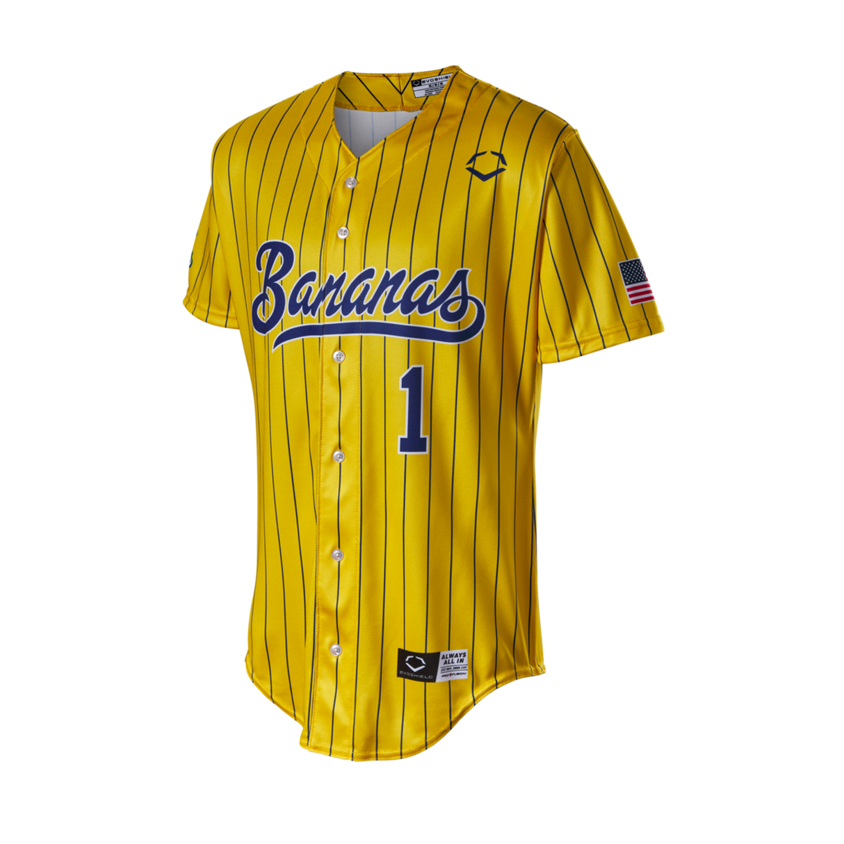 EvoShield Adult EVO Savannah Bananas Replica Baseball Jersey-5