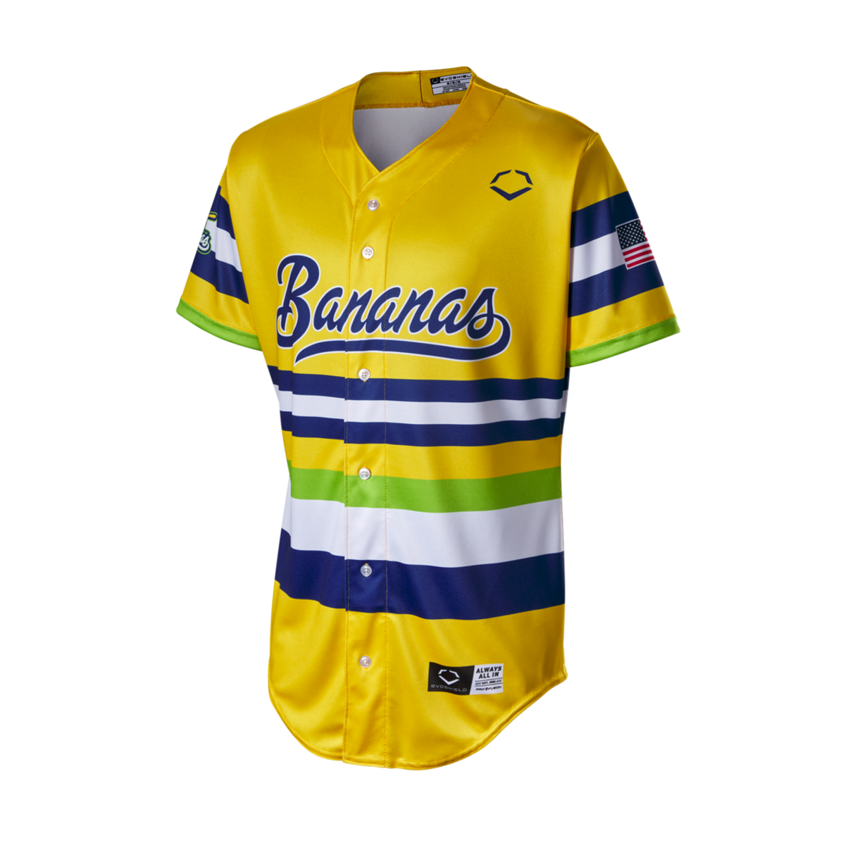 EvoShield Adult EVO Savannah Bananas Replica Baseball Jersey-5