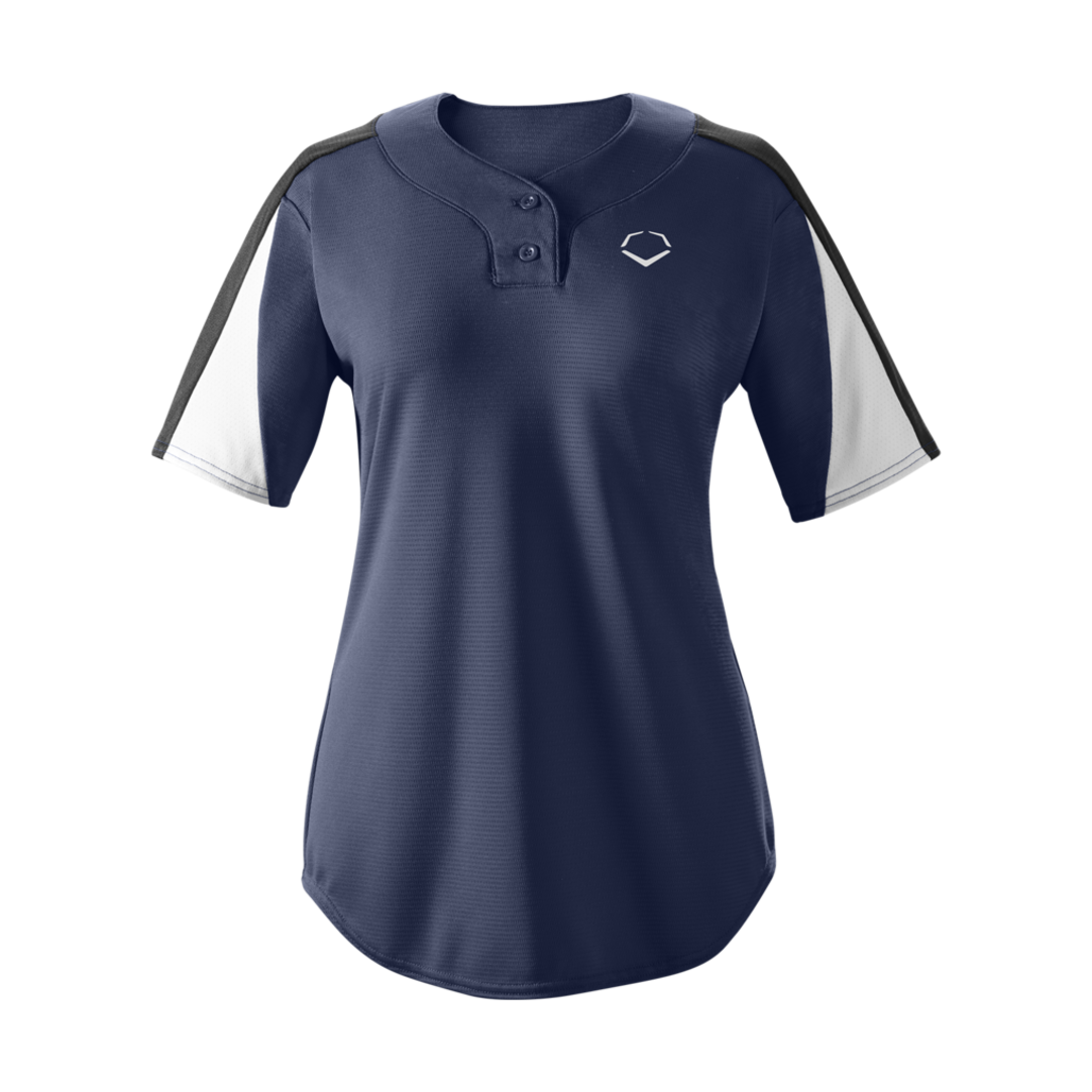 Wilson Women's E601 2-button Placket Pullover Softball Jersey-2