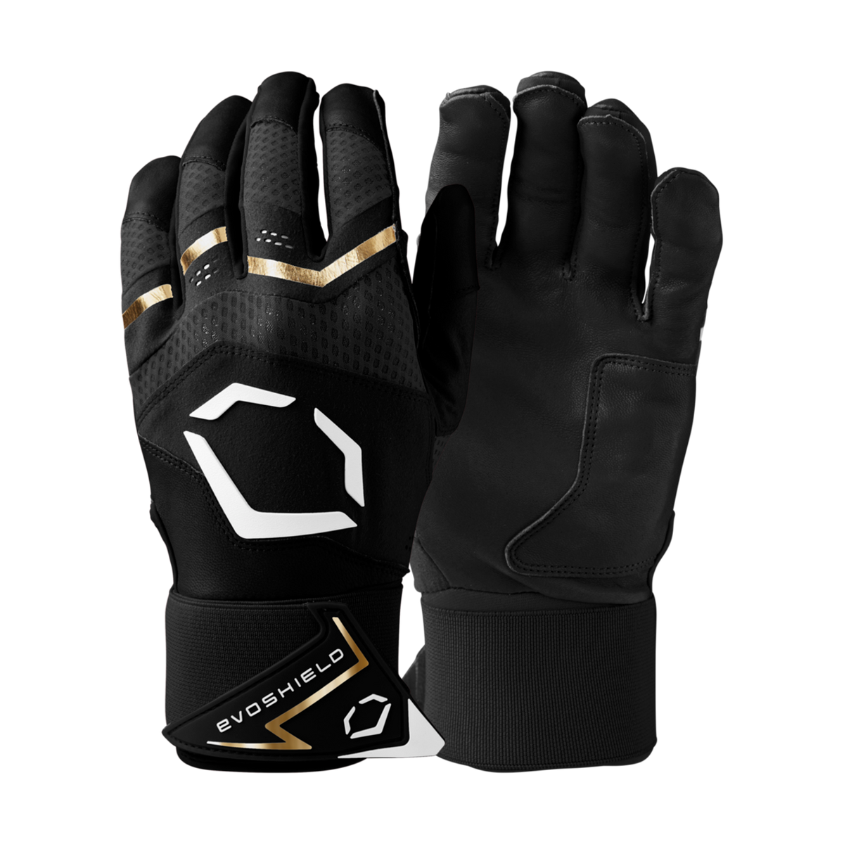 Wilson Adult Carbyne Batting Gloves with Strap-2
