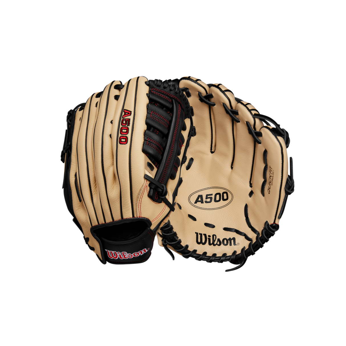 Wilson A500 12.5" Outfield Youth Baseball Glove-3