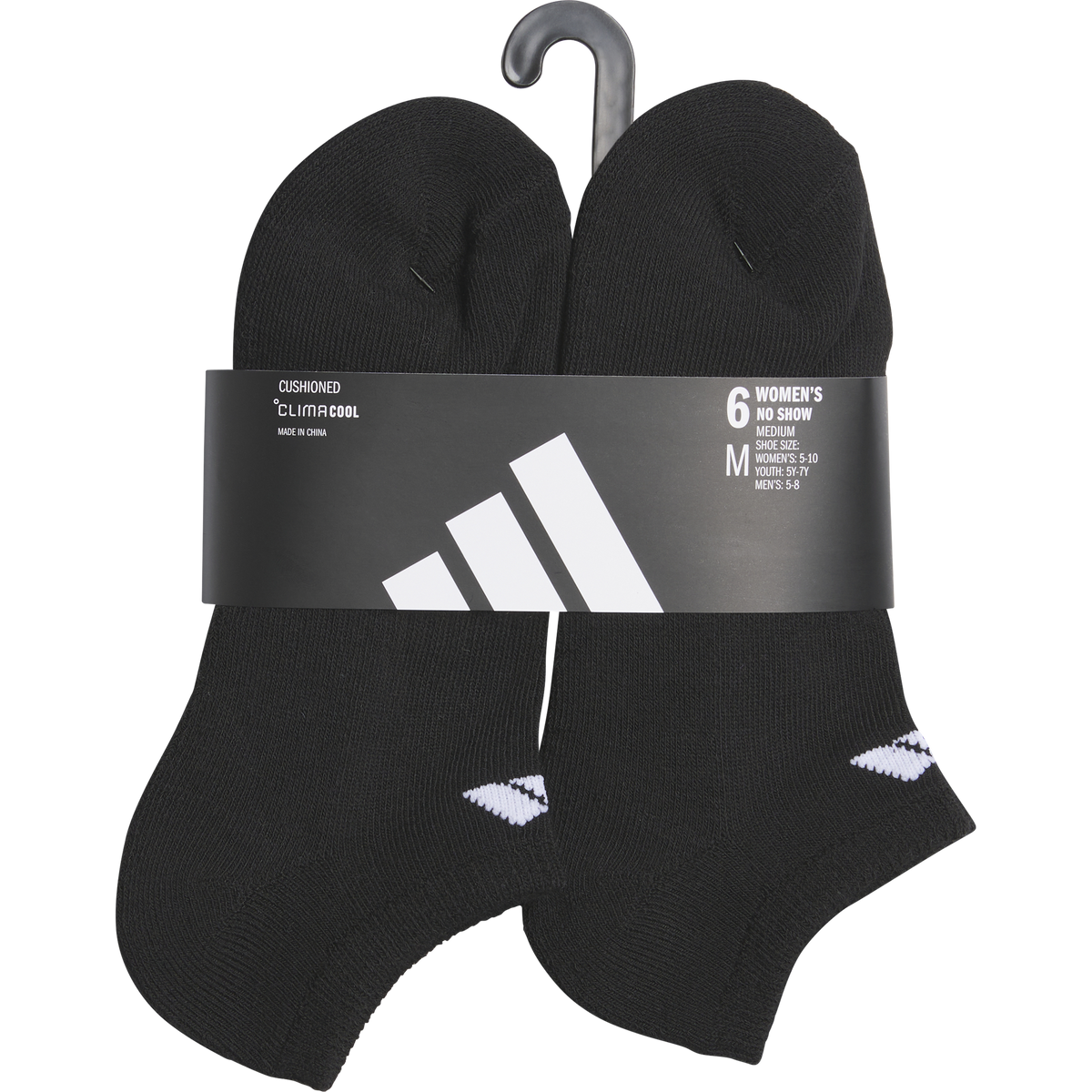 adidas Women's Classic Cushioned 6-Pack No Show Sock-5