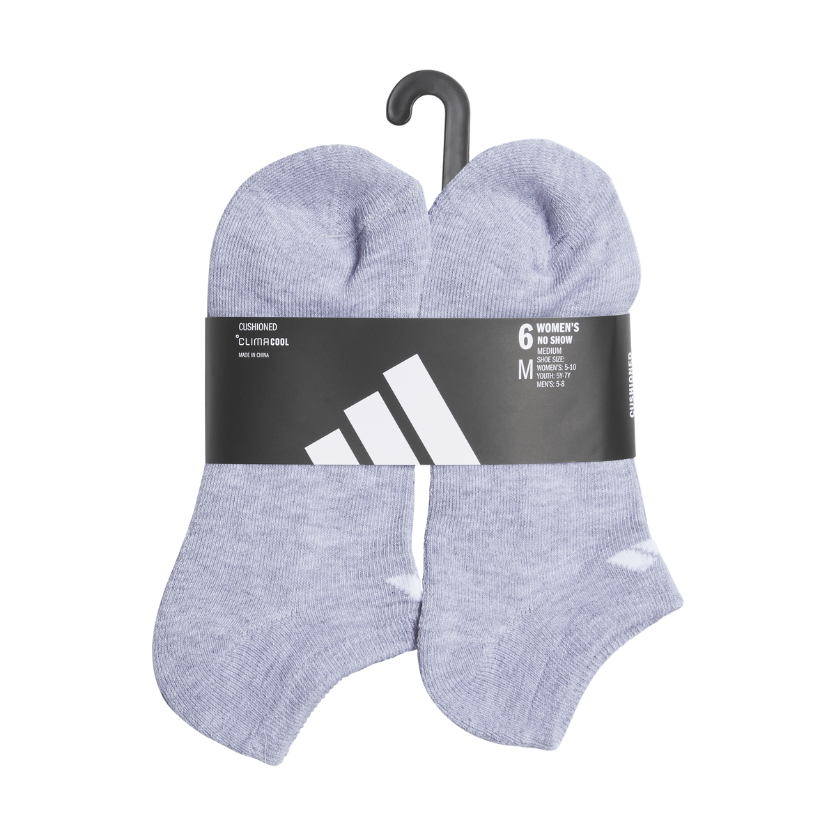 adidas Women's Classic Cushioned 6-Pack No Show Sock-5