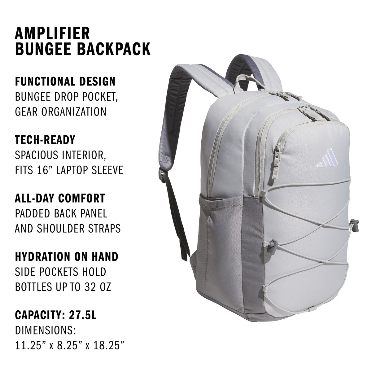 adidas Amplifier Bungee Backpack-2